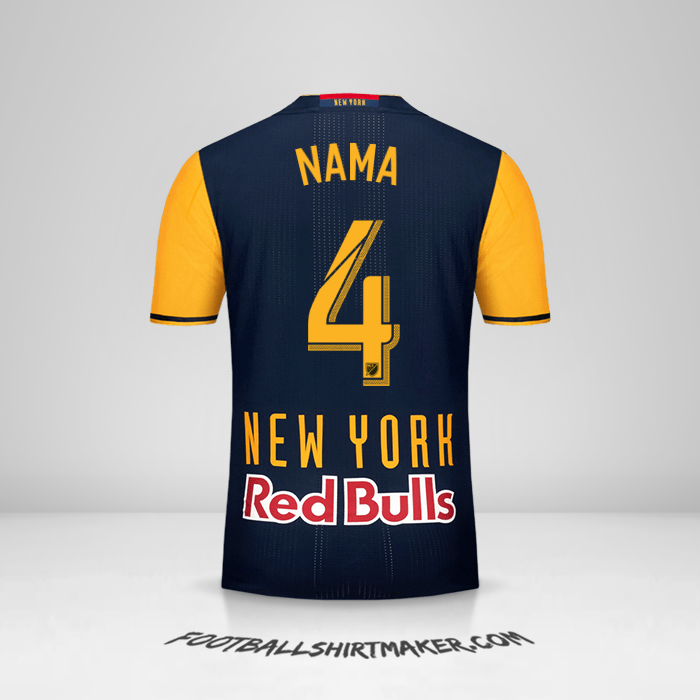 Jersey New York Red Bulls 2016/17 Alternatif -  nama - 4