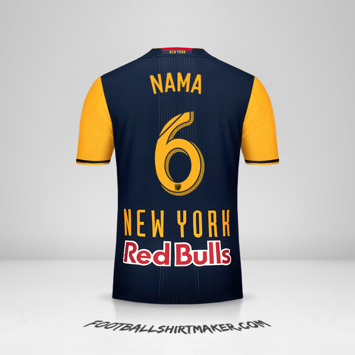 Jersey New York Red Bulls 2016/17 Alternatif -  nama - 6