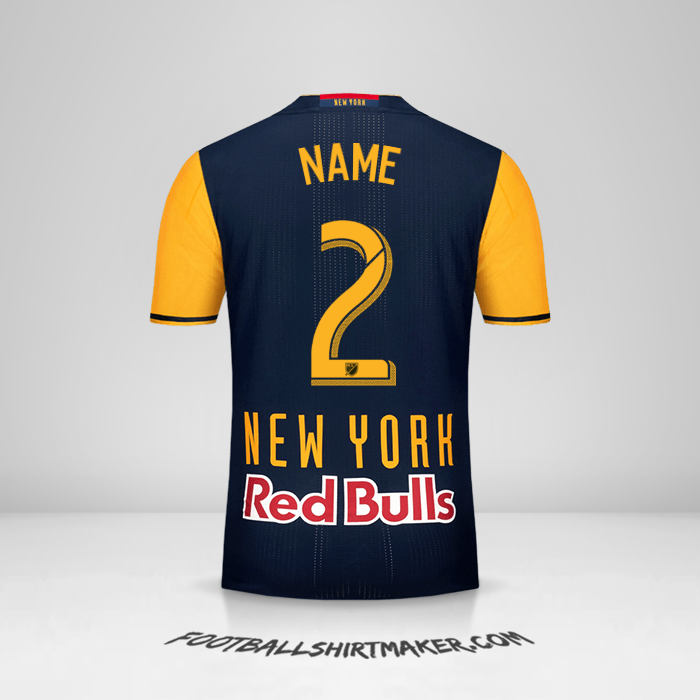 Trikot New York Red Bulls 2016/17 Auswärts -  name - 2
