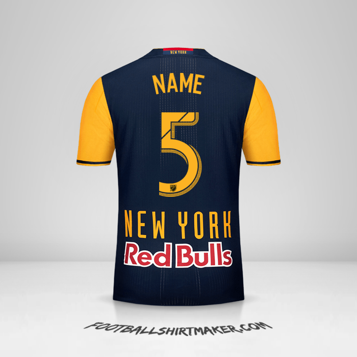 Jersey New York Red Bulls 2016/17 Away -  name - 5