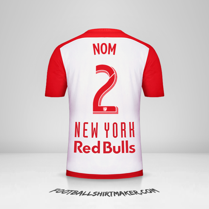 Maillot New York Red Bulls 2015/16 -  nom - 2