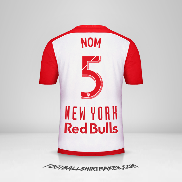 Maillot New York Red Bulls 2015/16 -  nom - 5
