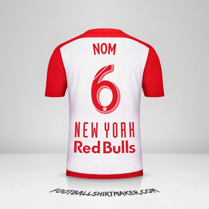 Maillot New York Red Bulls 2015/16 -  nom - 6