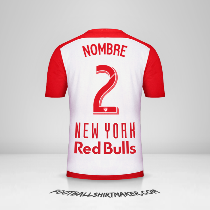 Camiseta New York Red Bulls 2015/16 -  nombre - 2