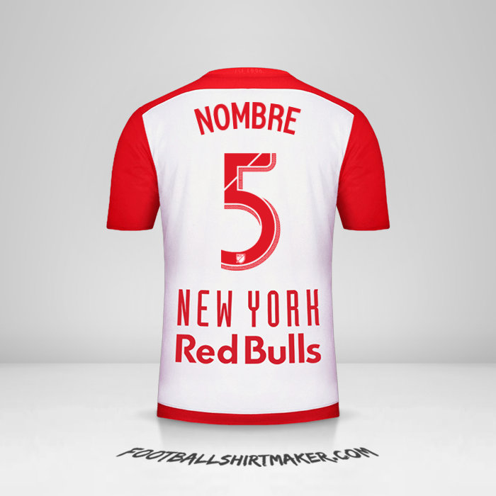 Jersey New York Red Bulls 2015/16 -  nombre - 5