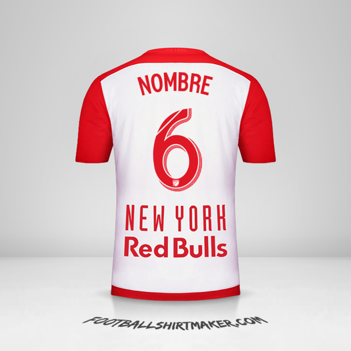Camiseta New York Red Bulls 2015/16 -  nombre - 6