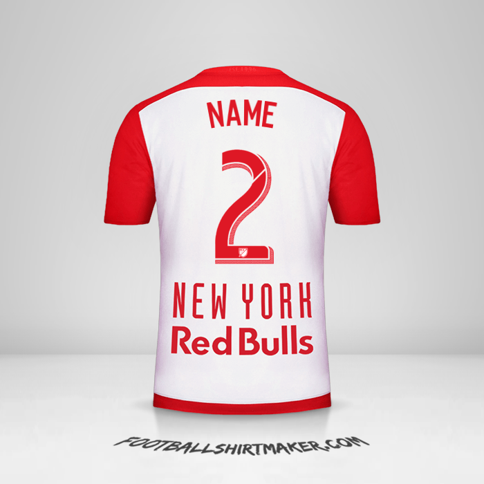 Trikot New York Red Bulls 2015/16 -  name - 2