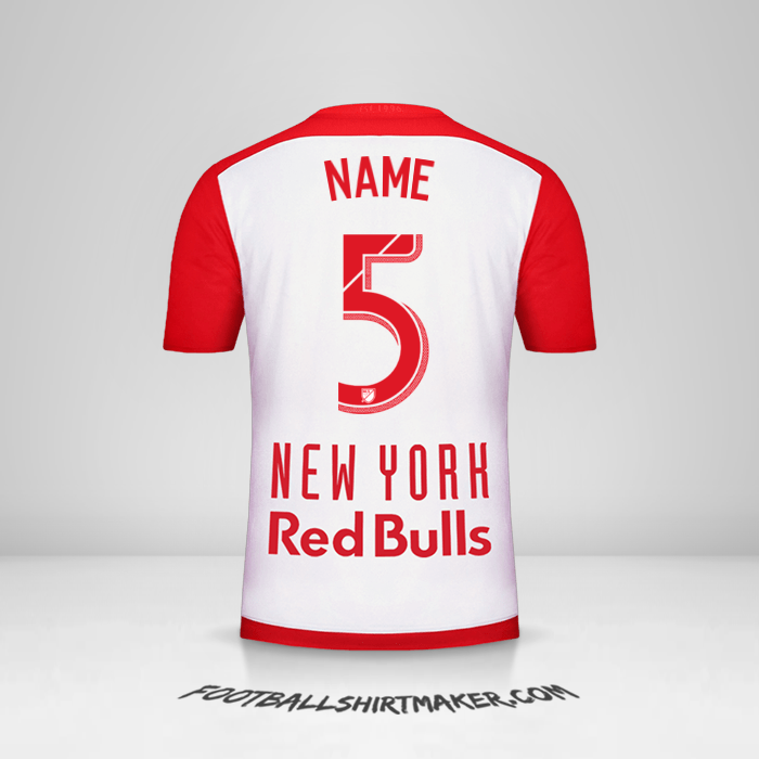 Trikot New York Red Bulls 2015/16 -  name - 5