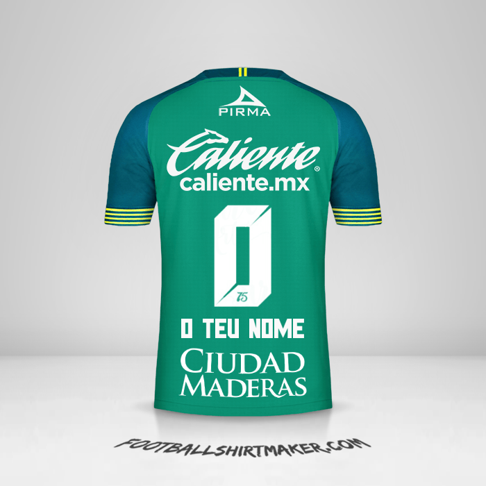 Camisola Club León 2019/20 -  o teu nome - 0