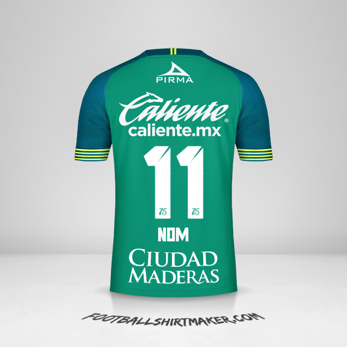 Maillot Club León 2019/20 -  nom - 11