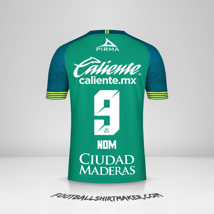 Maillot Club León 2019/20 -  nom - 9