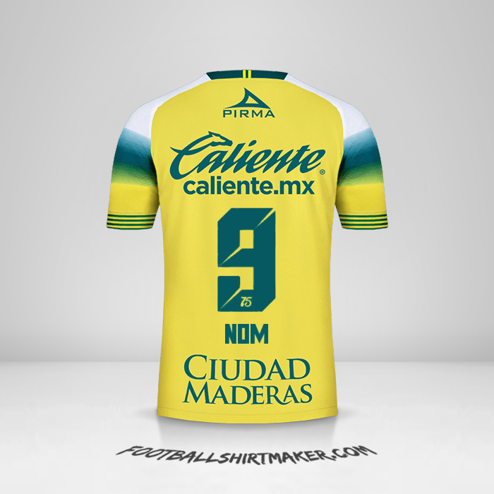 Maillot Club León 2019/20 Extérieur -  nom - 9