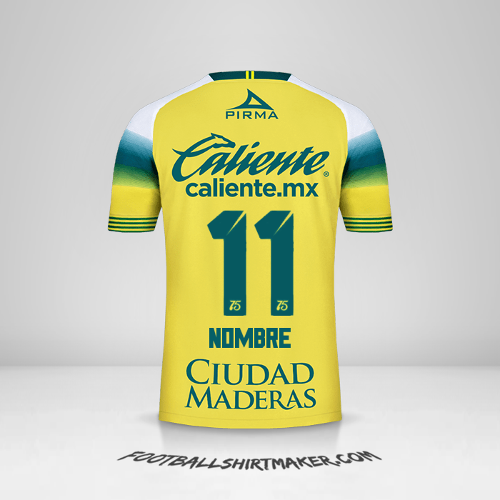 Camiseta Club León 2019/20 Visita -  nombre - 11