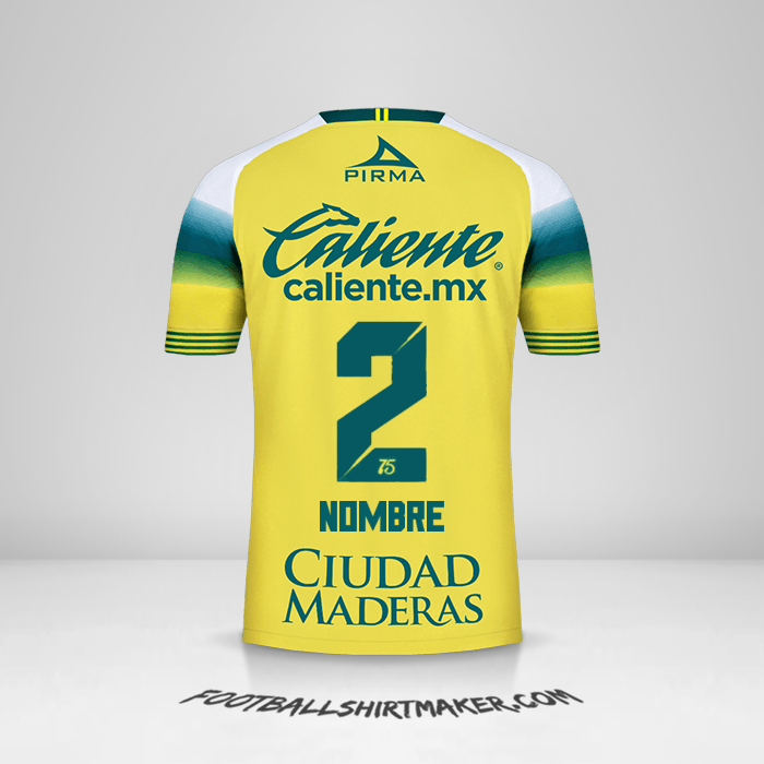 Camiseta Club León 2019/20 Visita -  nombre - 2