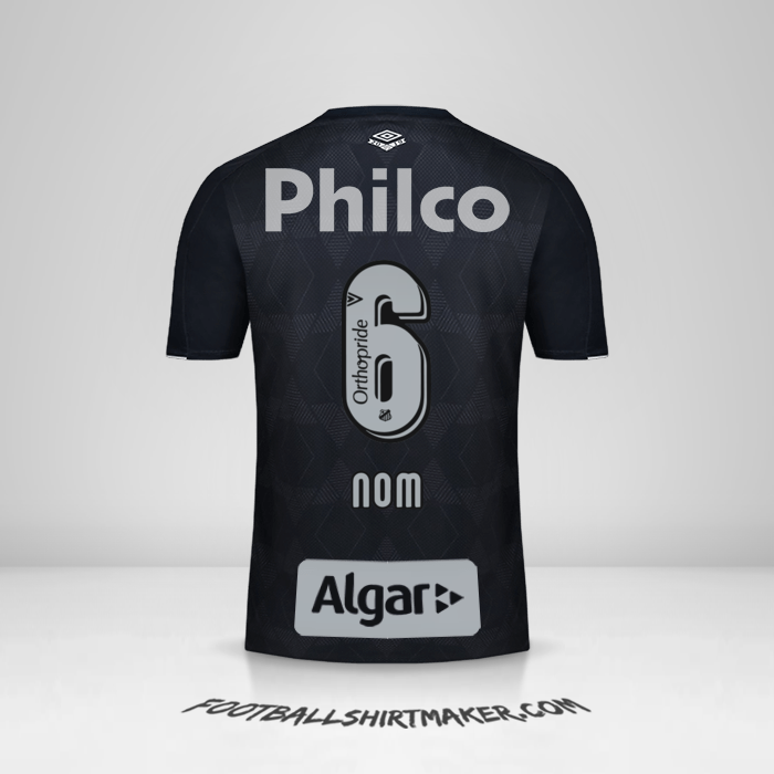 Maillot Santos FC 2019/20 Troisième -  nom - 6
