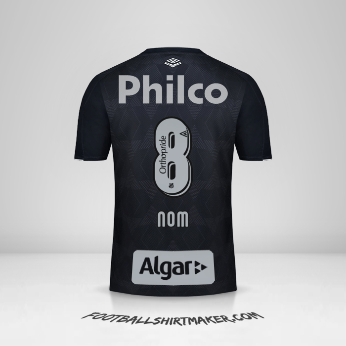 Maillot Santos FC 2019/20 Troisième -  nom - 8