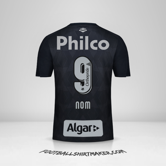 Maillot Santos FC 2019/20 Troisième -  nom - 9