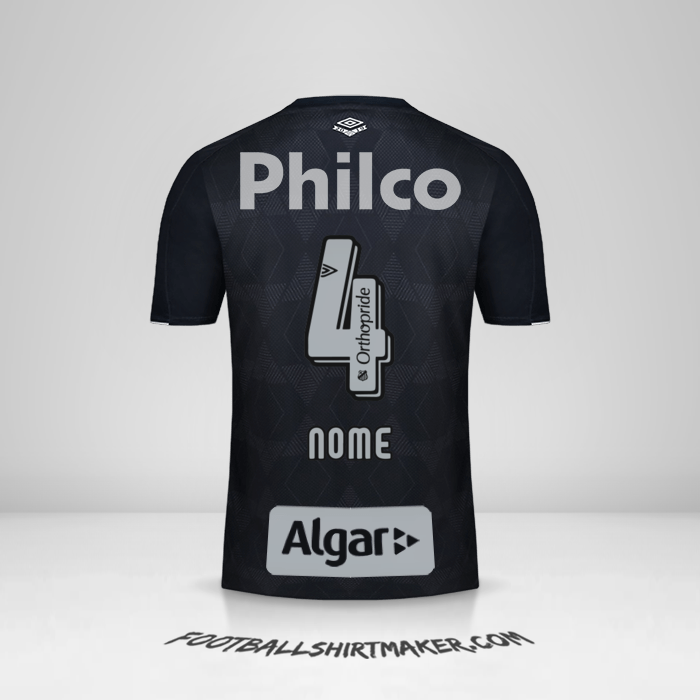 Camisola Santos FC 2019/20 Terceira -  nome - 4