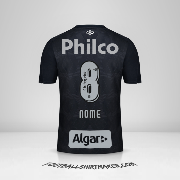 Camisola Santos FC 2019/20 Terceira -  nome - 8