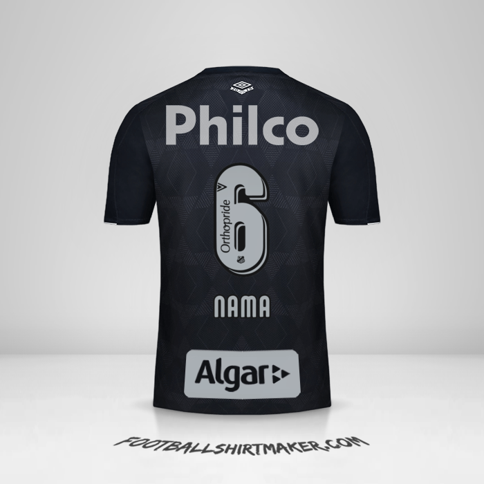 Jersey Santos FC 2019/20 Ketiga -  nama - 6