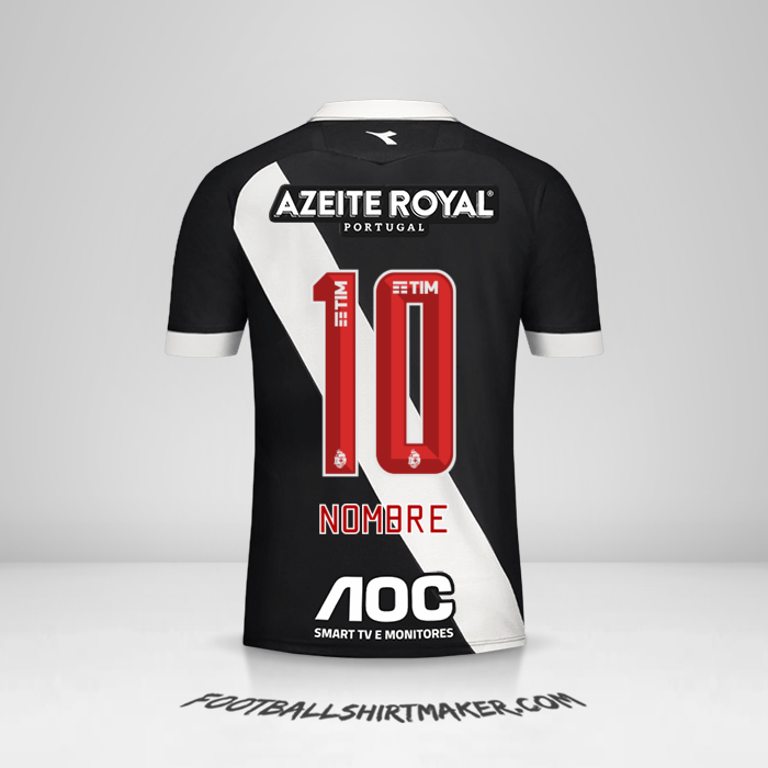 Jersey Vasco da Gama 2019/20 -  nombre - 10