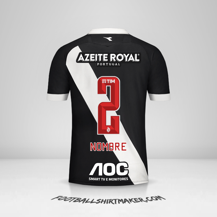Jersey Vasco da Gama 2019/20 -  nombre - 2