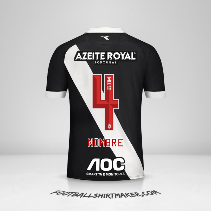 Jersey Vasco da Gama 2019/20 -  nombre - 4