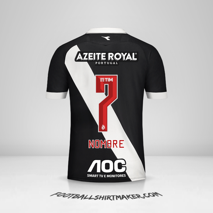 Jersey Vasco da Gama 2019/20 -  nombre - 7