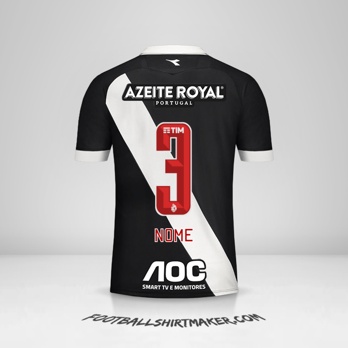 Camisa Vasco da Gama 2019/20 -  nome - 3