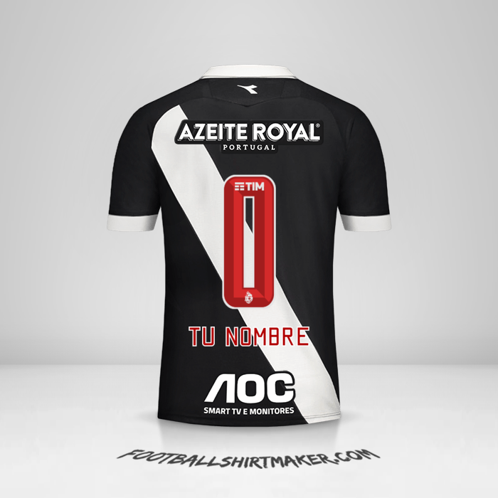 Jersey Vasco da Gama 2019/20 -  tu nombre - 0