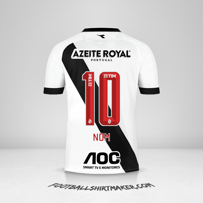 Maillot Vasco da Gama 2019/20 Extérieur -  nom - 10