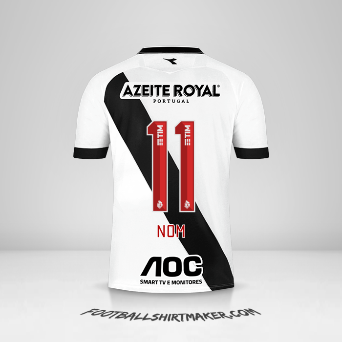 Maillot Vasco da Gama 2019/20 Extérieur -  nom - 11