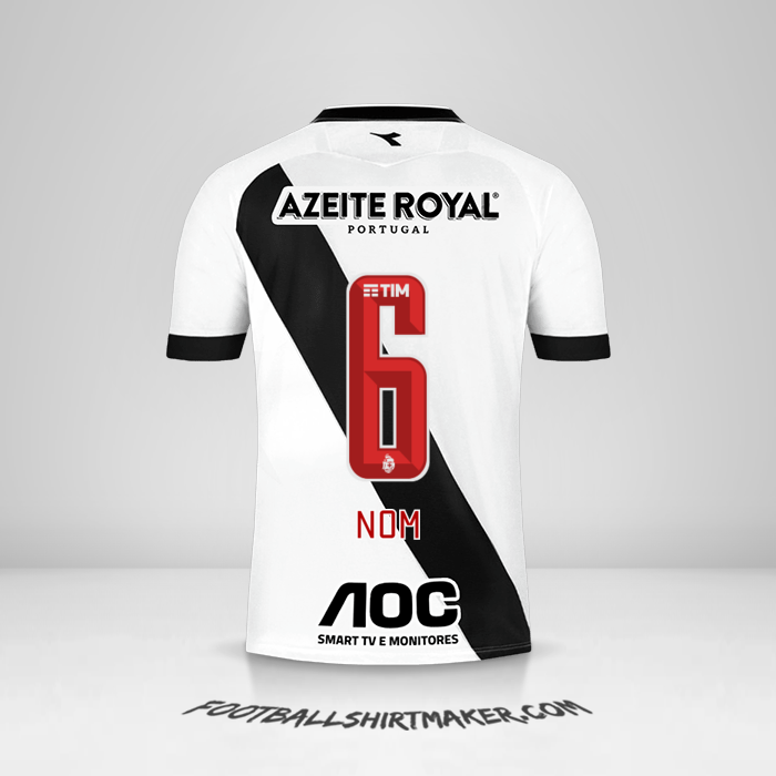 Maillot Vasco da Gama 2019/20 Extérieur -  nom - 6