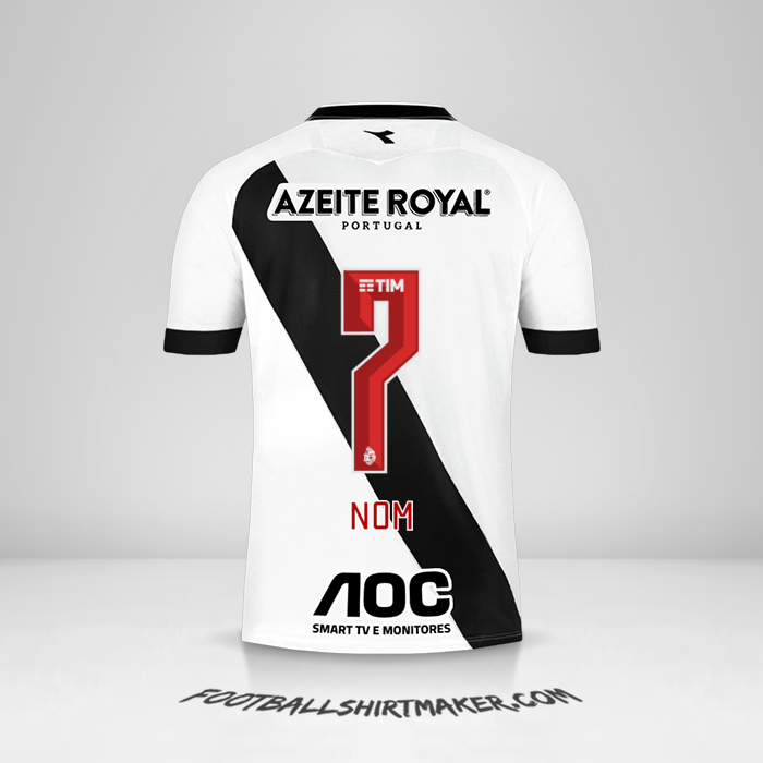 Maillot Vasco da Gama 2019/20 Extérieur -  nom - 7