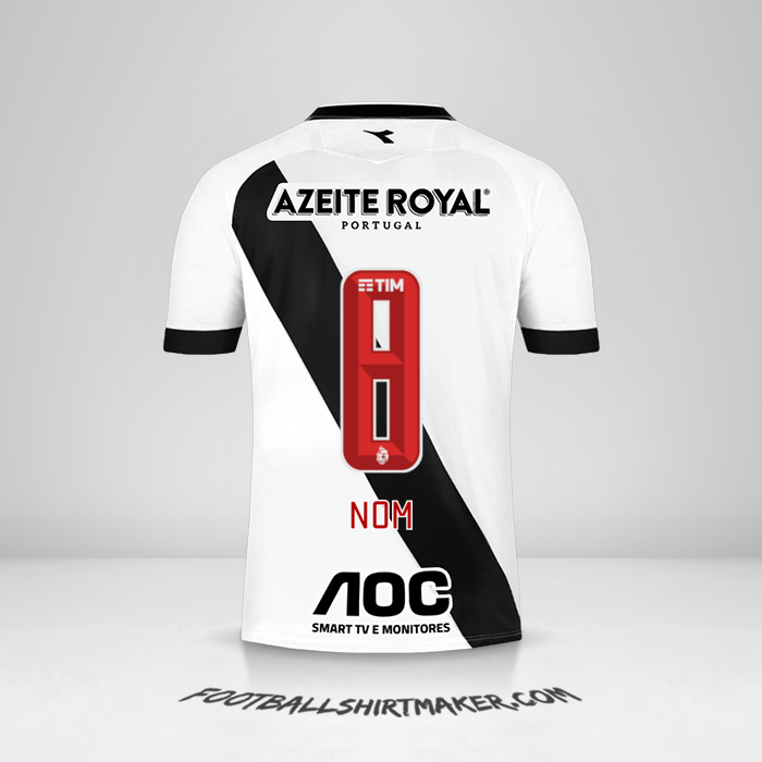 Maillot Vasco da Gama 2019/20 Extérieur -  nom - 8
