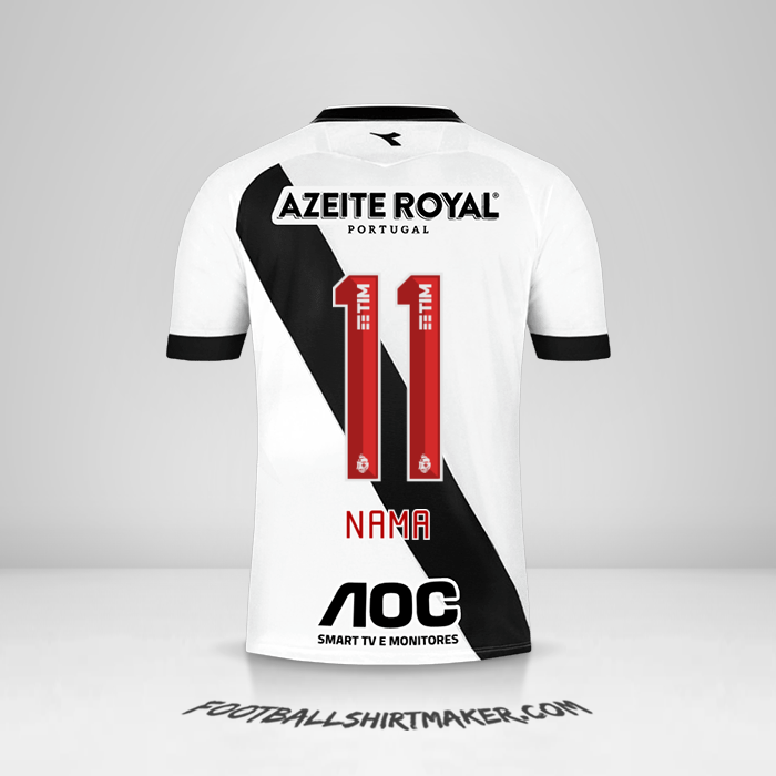 Jersey Vasco da Gama 2019/20 Alternatif -  nama - 11