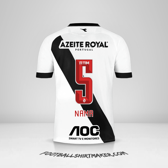 Jersey Vasco da Gama 2019/20 Alternatif -  nama - 5