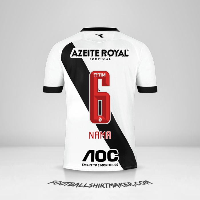 Jersey Vasco da Gama 2019/20 Alternatif -  nama - 6