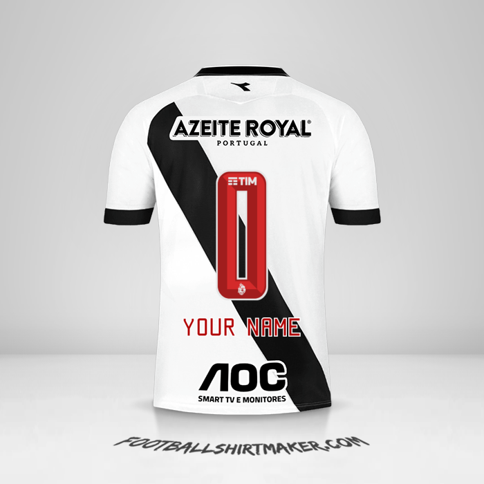 Jersey Vasco da Gama 2019/20 II -  your name - 0