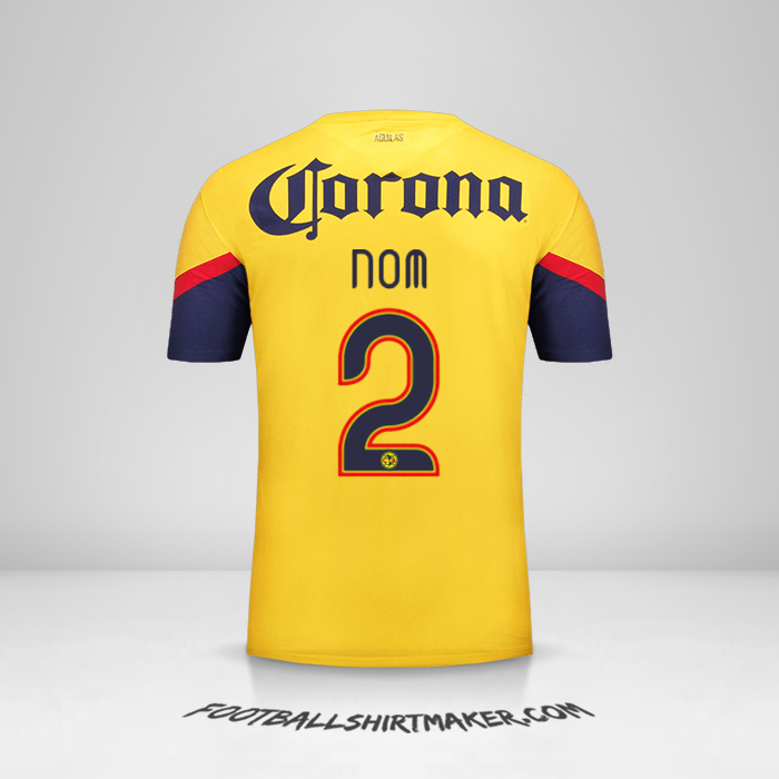 Maillot Club America 2012/13 -  nom - 2