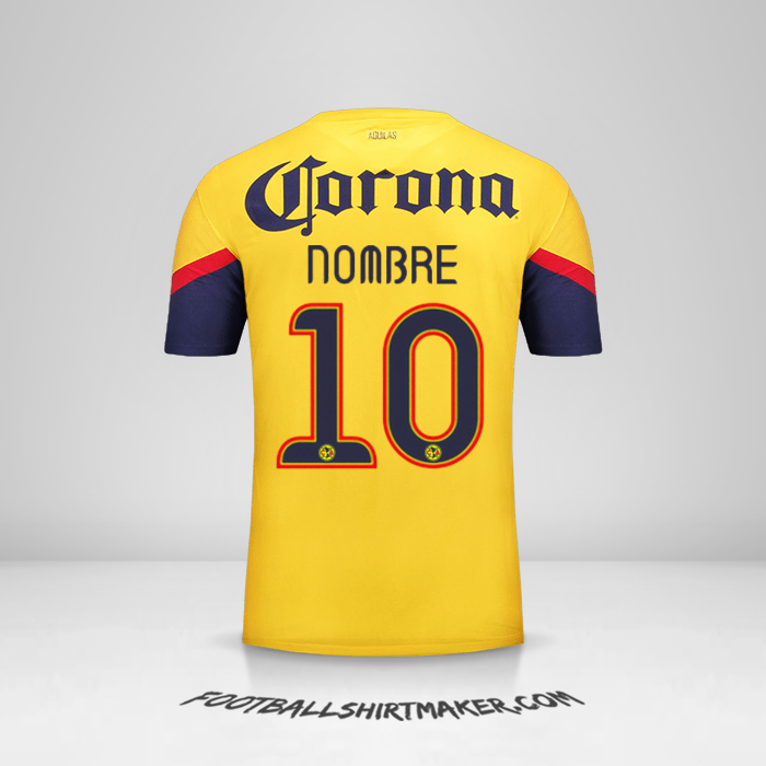 Camiseta Club America 2012/13 -  nombre - 10