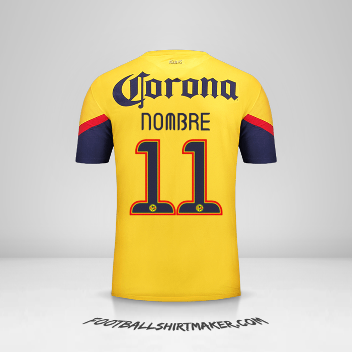 Jersey Club America 2012/13 -  nombre - 11