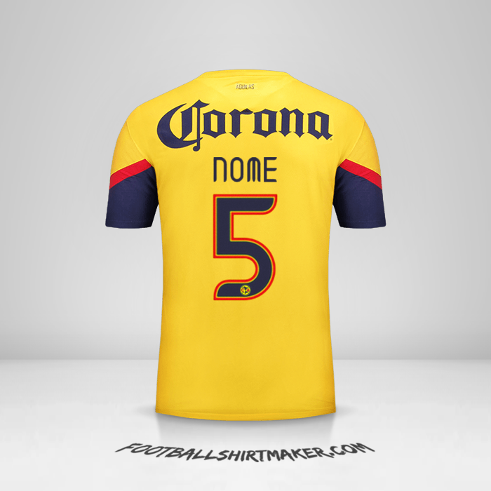 Camisola Club America 2012/13 -  nome - 5
