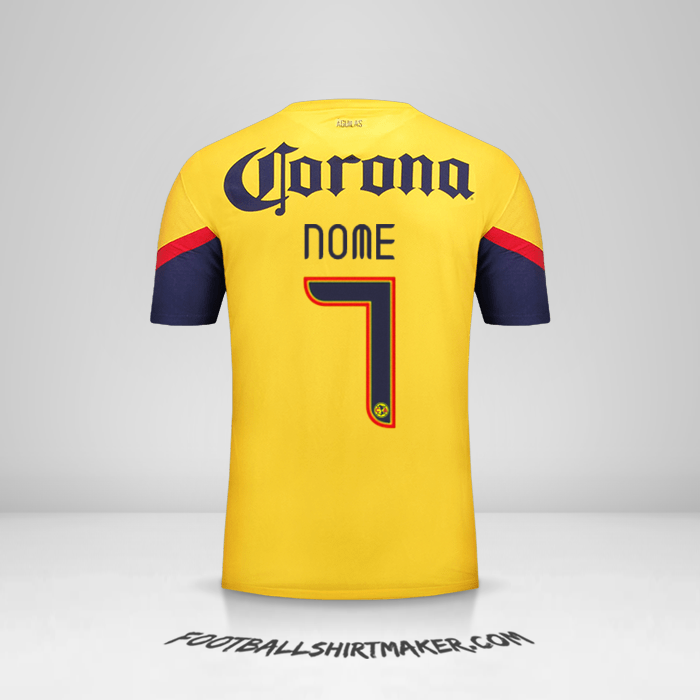 Camisola Club America 2012/13 -  nome - 7