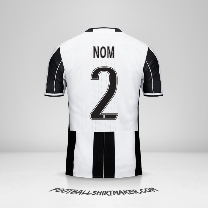 Maillot Juventus FC 2016/17 -  nom - 2