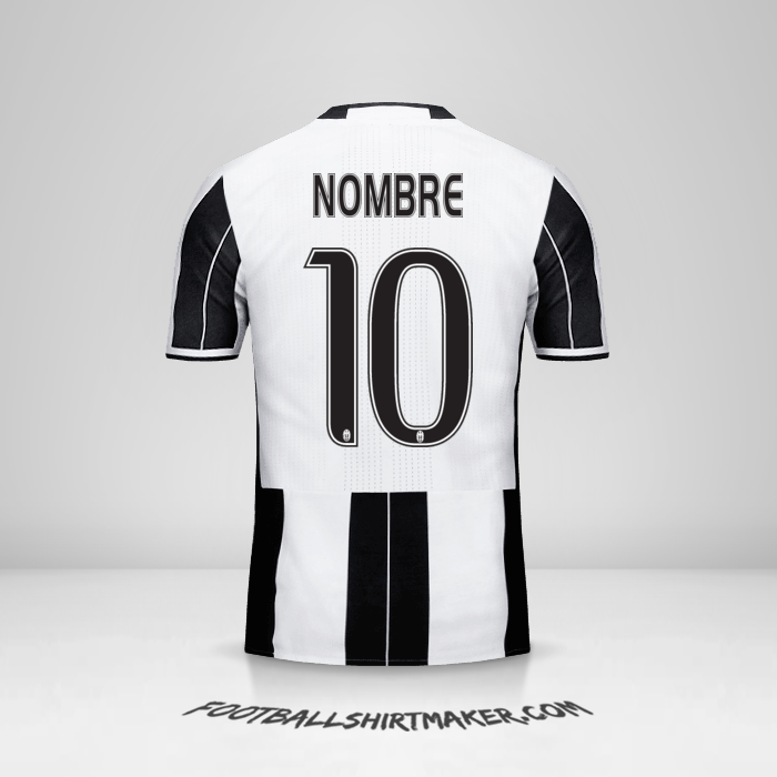 Jersey Juventus FC 2016/17 -  nombre - 10