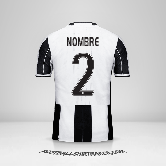Jersey Juventus FC 2016/17 -  nombre - 2