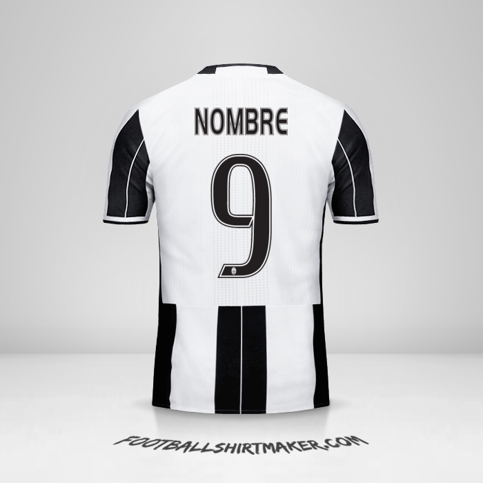 Camiseta Juventus FC 2016/17 -  nombre - 9