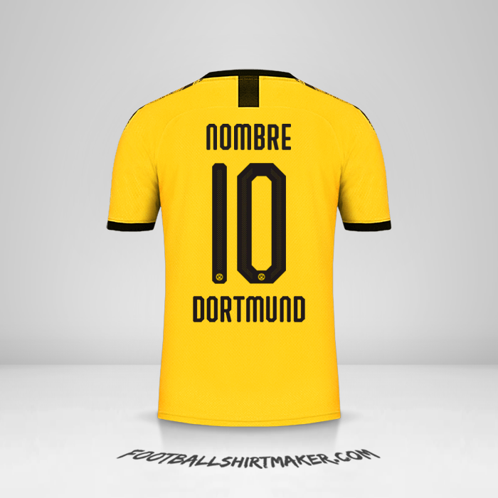 Camiseta Borussia Dortmund Cup 2019/20 Local -  nombre - 10