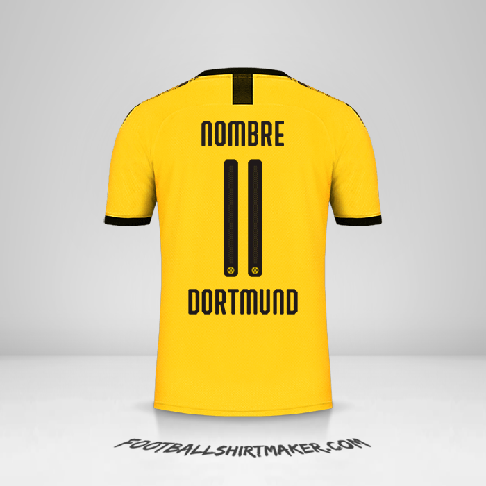 Camiseta Borussia Dortmund Cup 2019/20 Local -  nombre - 11
